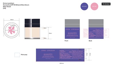 Main Vessel Sticker (Sunceutical Spf 50 Mineral Glow Serum Main Vessel)